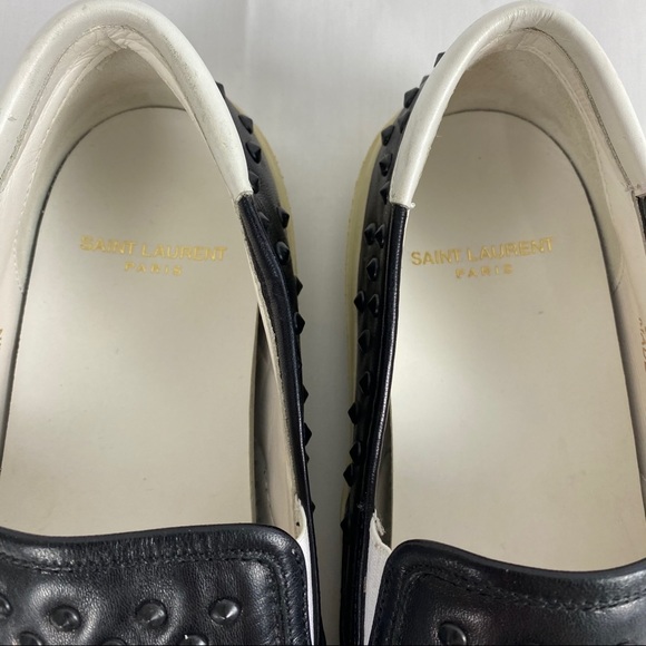 Saint Laurent Napa Studded Skate Shoe, Noir - Picture 13 of 13
